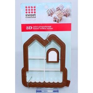 Sweet Creations By Good Cook 3D Mini Gingerbread House Cookie Cutter New
